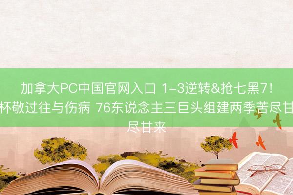 加拿大PC中国官网入口 1-3逆转&抢七黑7！碰杯敬过往与伤病 76东说念主三巨头组建两季苦尽甘来