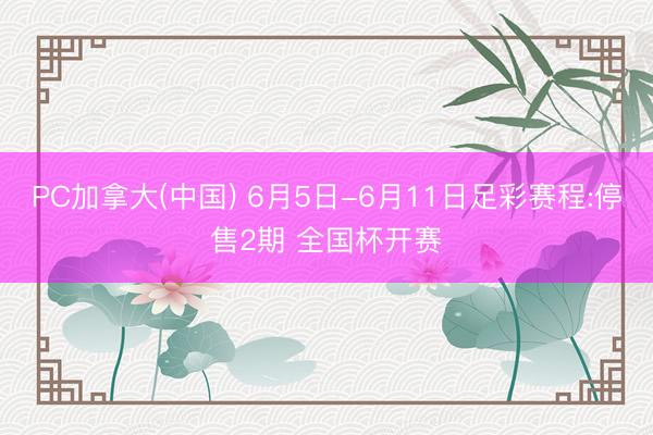 PC加拿大(中国) 6月5日-6月11日足彩赛程:停售2期 全国杯开赛