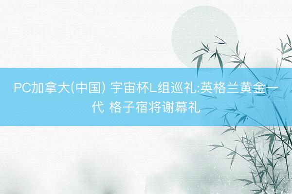 PC加拿大(中国) 宇宙杯L组巡礼:英格兰黄金一代 格子宿将谢幕礼